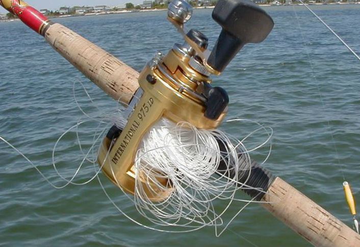 Tangled Fishing Line